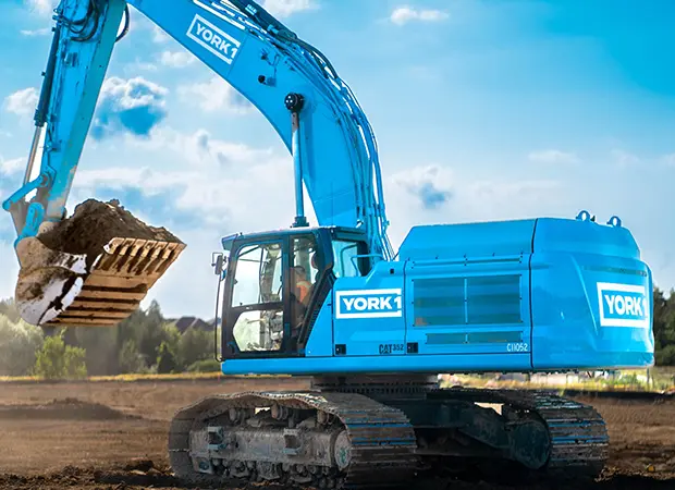Blue Excavator