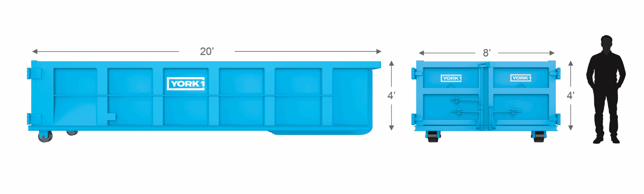 20 Yard Roll-off Bin