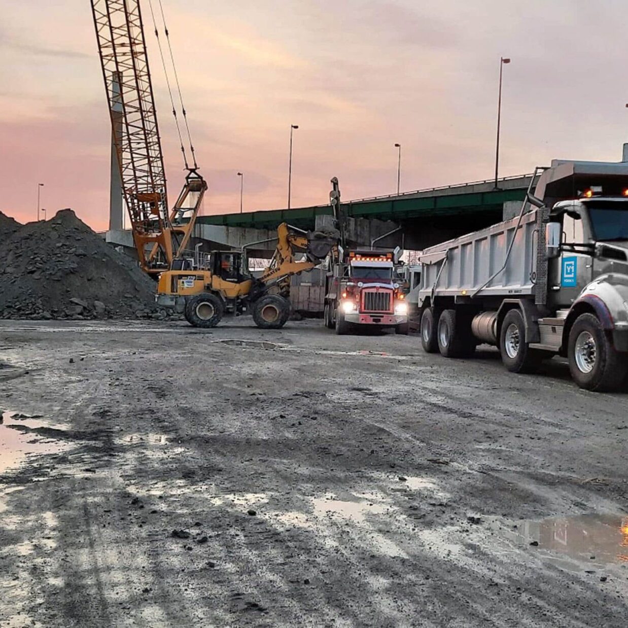 coxwell-bypass-tunnel-scaled_York1_GreyTruck York1 dump trucks at Coxwell Bypass Tunnel